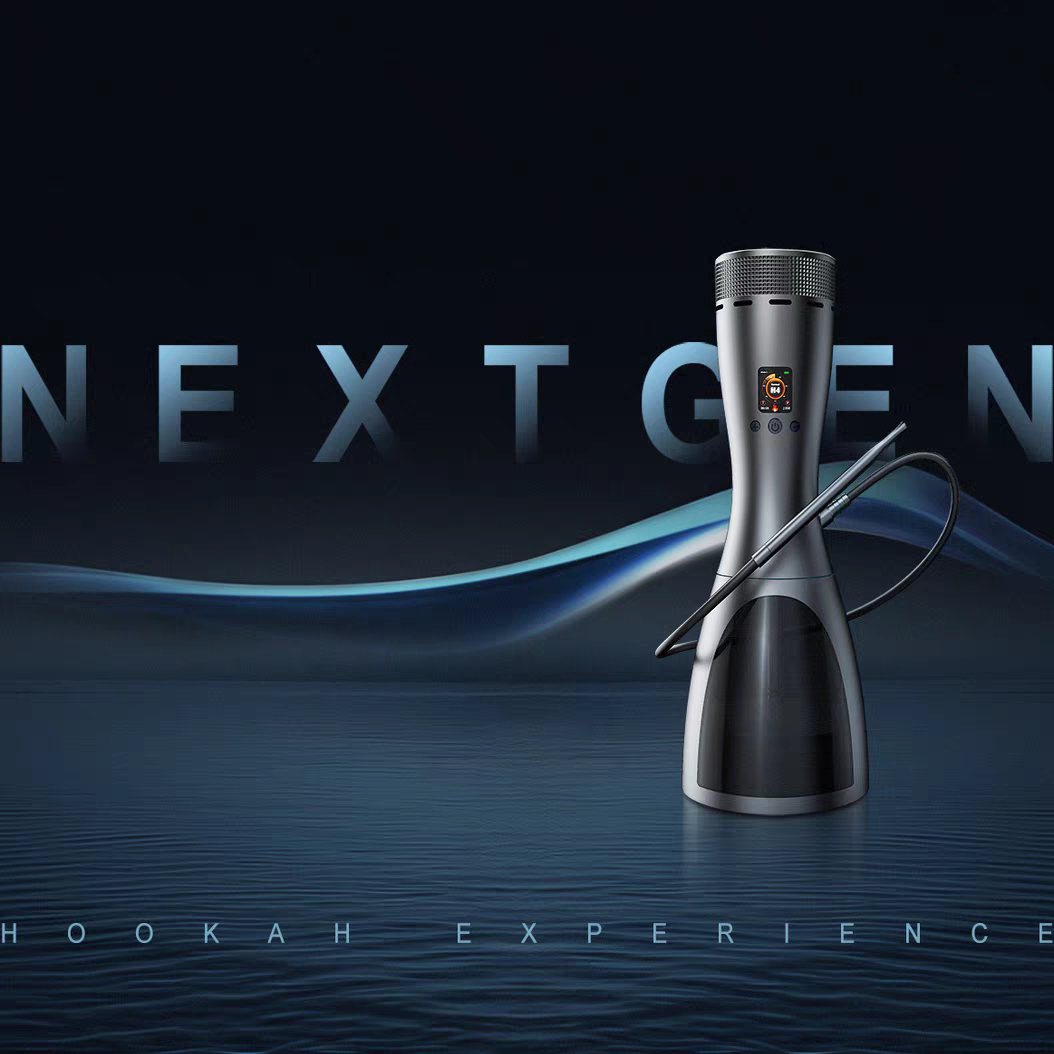 New Design Electric Shisha Hookah Set Open System with Glass Bowl Electric E Hookah Shisha