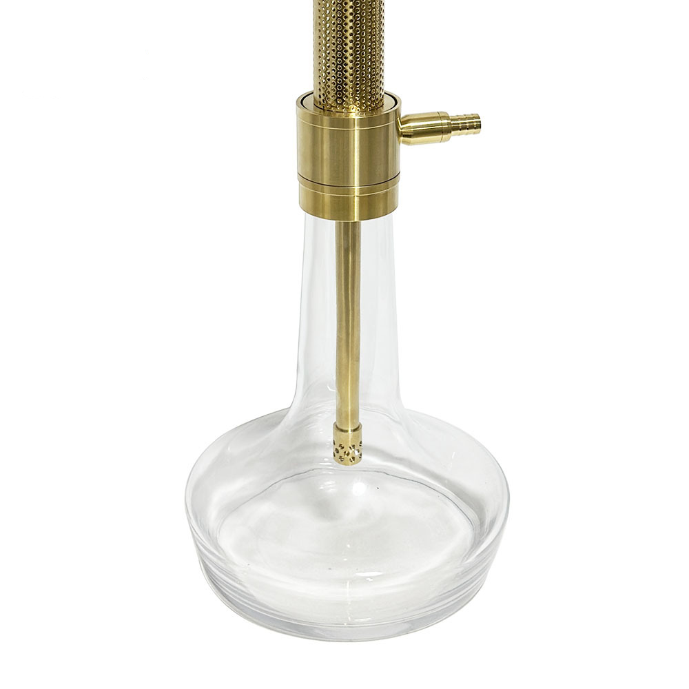 79CM Gold Stainless Steel Large Hookah Shisha Set