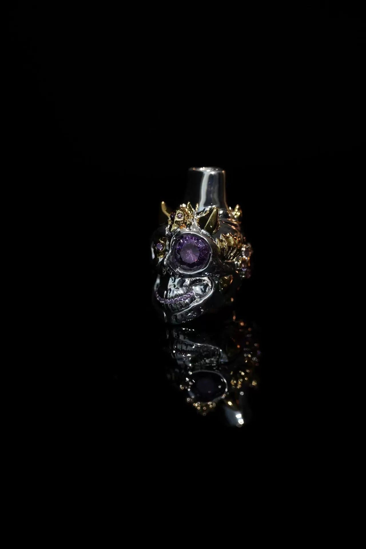 Portable Luxury Hookah Tip – Wearable Bronze Hookah Mouthpiece for Personal Use