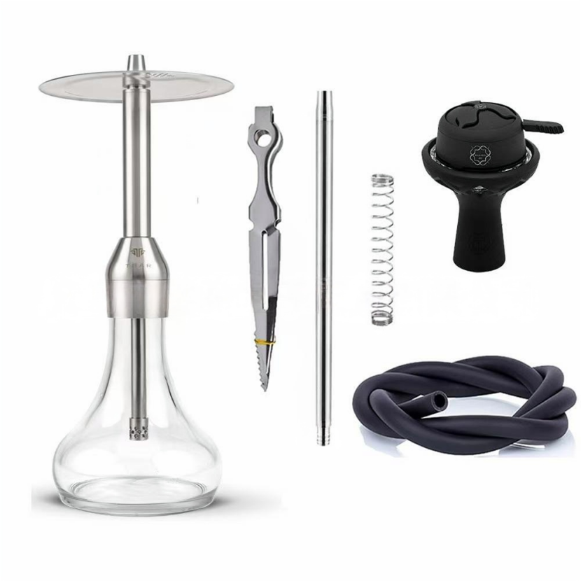 Tsar Luxury Hookah Set – Premium Shisha Pipe with Crystal Glass Base & Complete Accessories