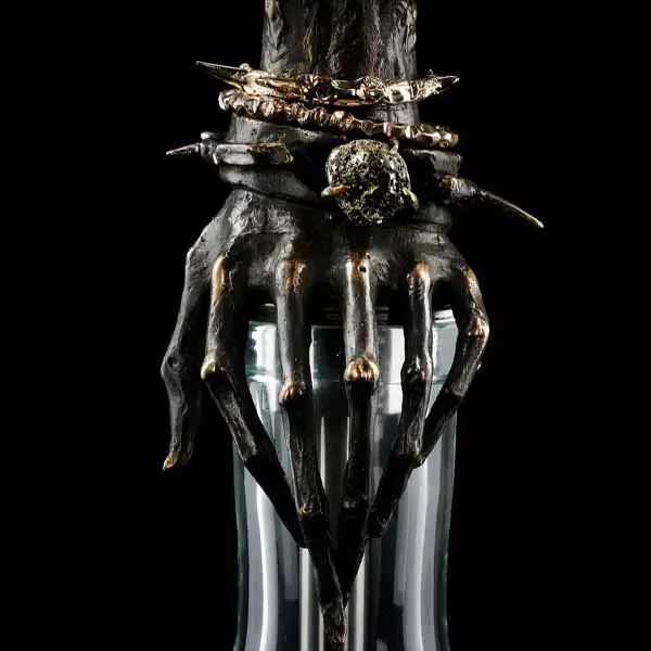 Maklaud XS Nosferatu – Artistic Mini Hookah with Vampire Skull, Russian Craft