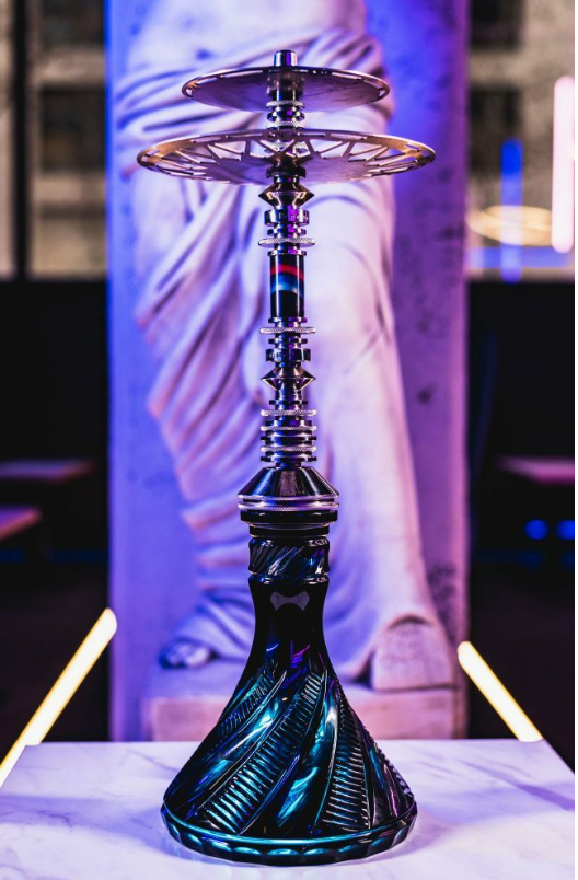 VZ Russian Premium Large Stainless Steel Hookah – Single Hose Luxury Arabic Shisha