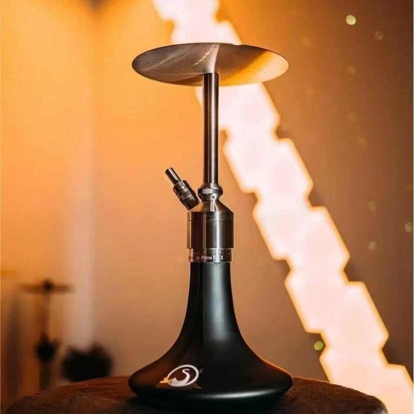 Steamulation Luxury German Stainless Steel Hookah – Large Size, Premium Single Hose Shisha