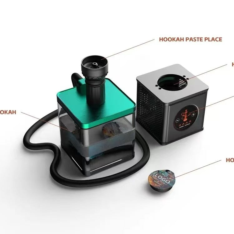 Electronic Hookah Arabic Hookah Smart Electronic Charging Use Hookah Electric Shisha Factory Wholesale