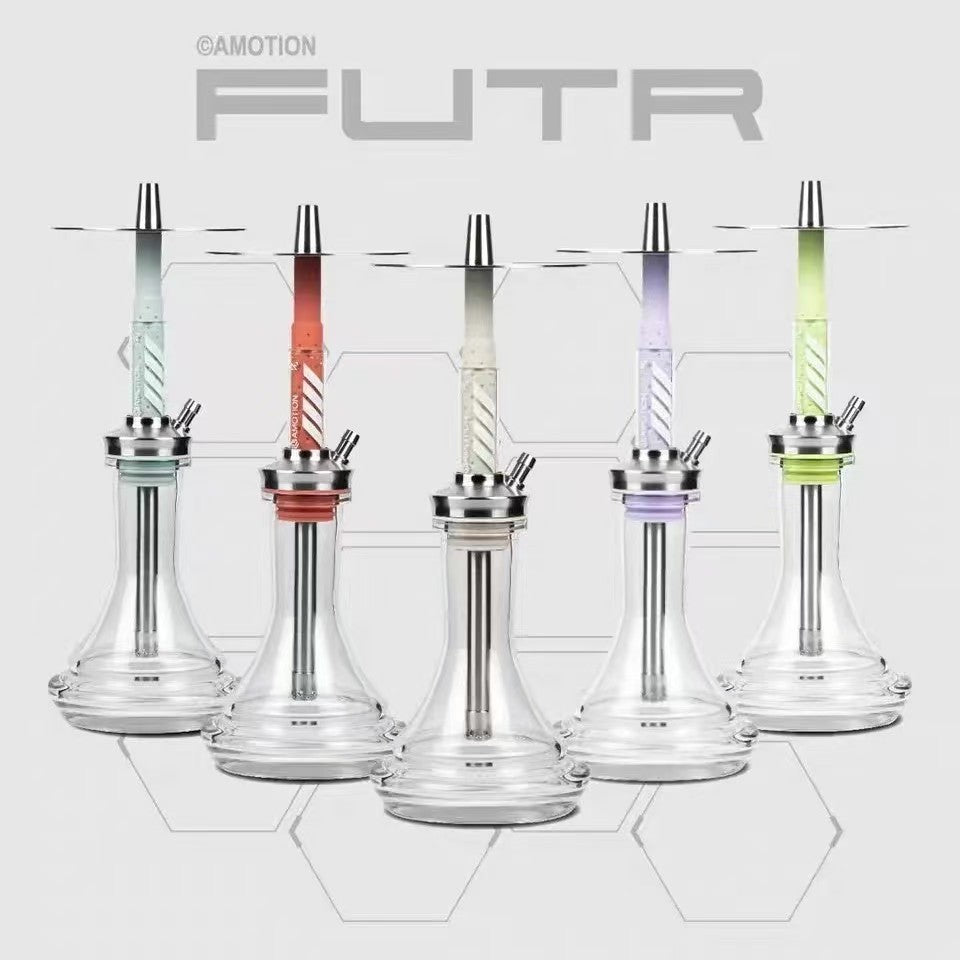 Amotion FUTR Mauve Modern Hookah – Sleek German Shisha for Smooth Smoking Sessions