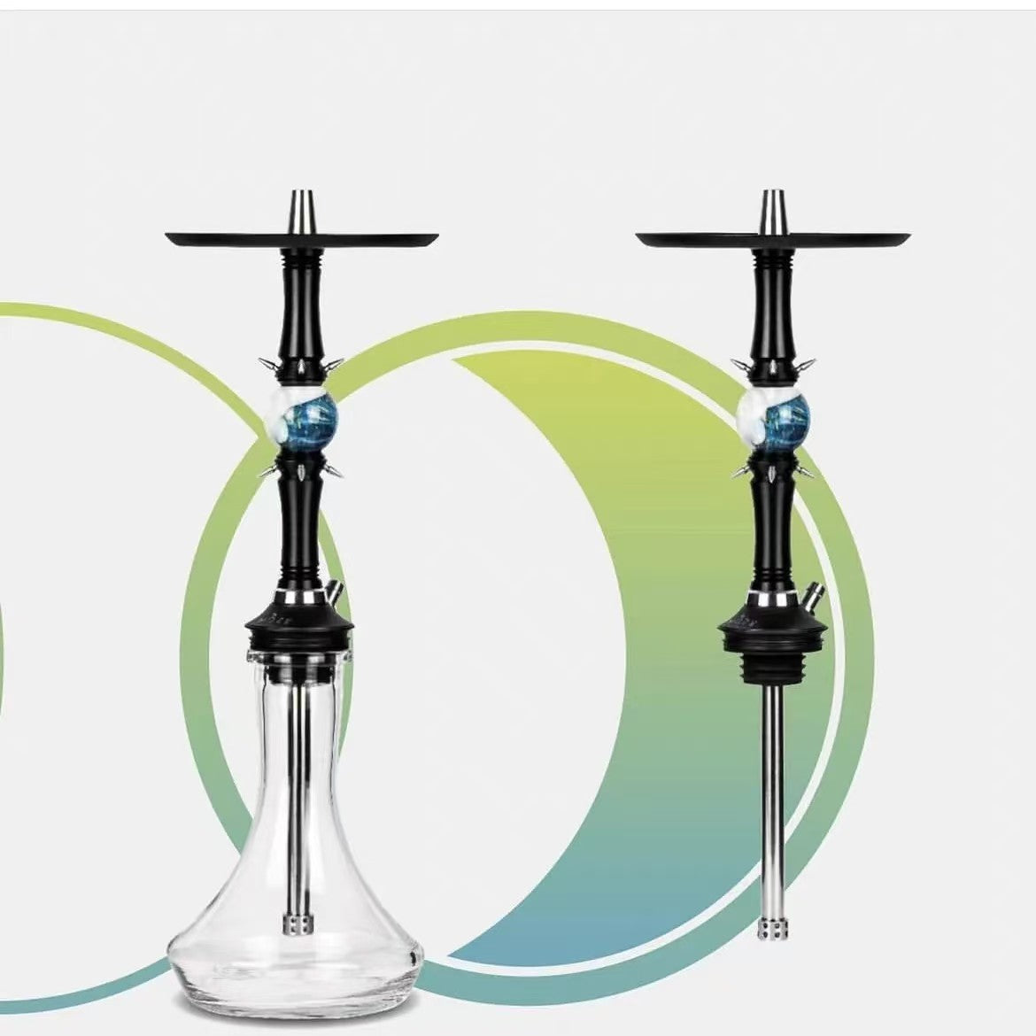 MOZE Luxury German Shisha Hookah – Planet Design, Arabic Style, Perfect for KTV & Hookah Bars