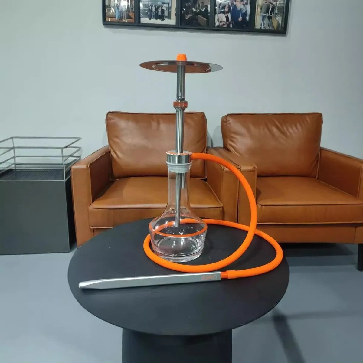 CHAOS® Premium Stainless Steel Hookah Set | High-End Single Hose Shisha for Bars, Lounges & KTV