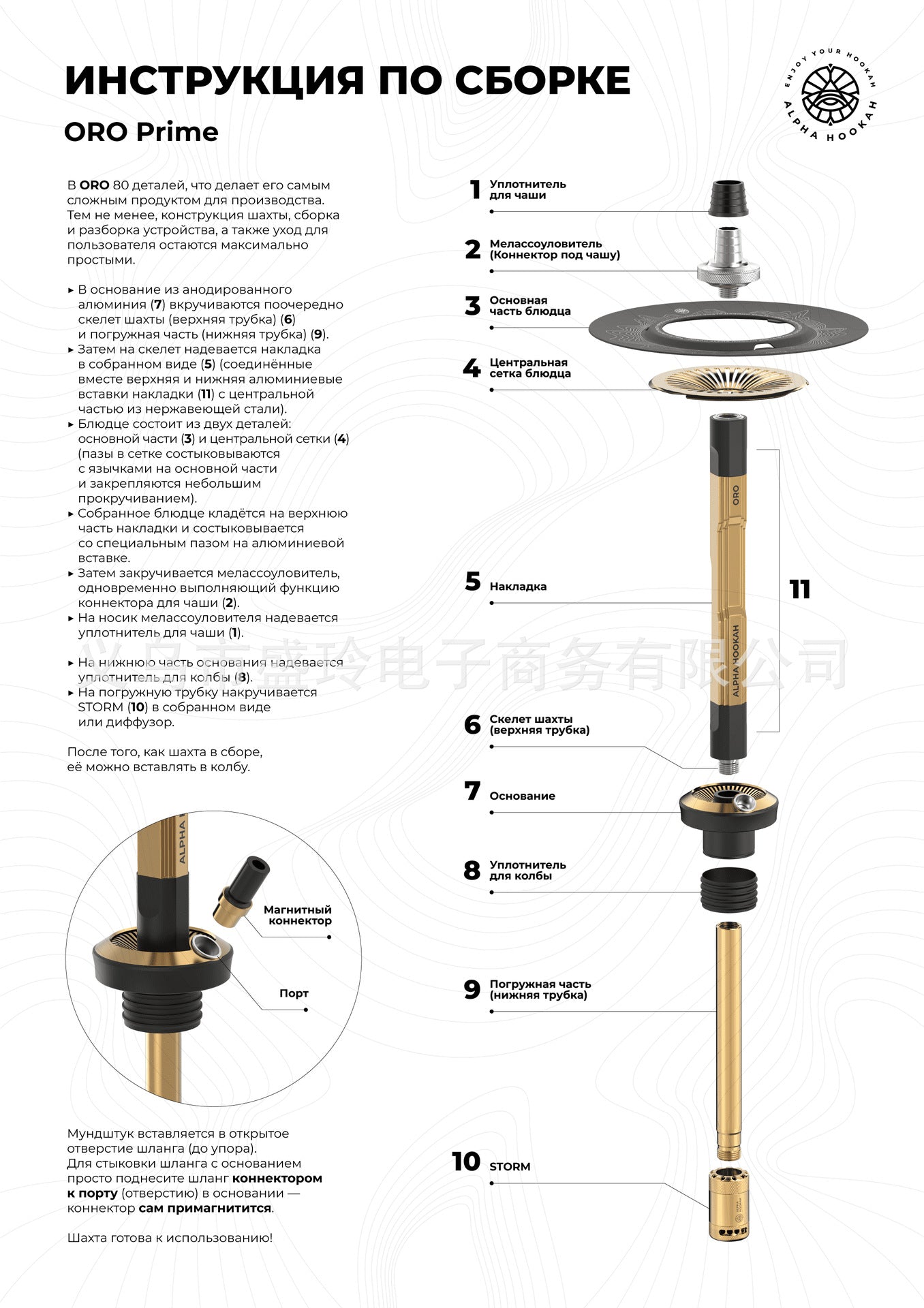 ALPHA Hookah - ORO Prime