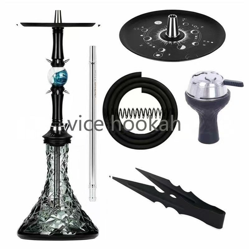 MOZE Luxury German Shisha Hookah – Planet Design, Arabic Style, Perfect for KTV & Hookah Bars