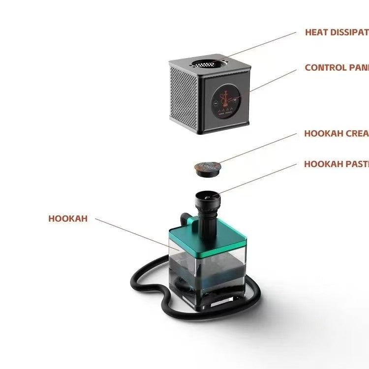 Electronic Hookah Arabic Hookah Smart Electronic Charging Use Hookah Electric Shisha Factory Wholesale