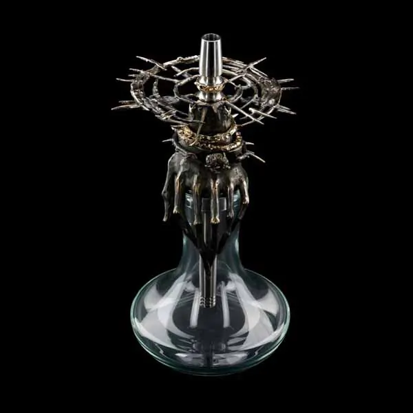 Maklaud XS Nosferatu – Artistic Mini Hookah with Vampire Skull, Russian Craft