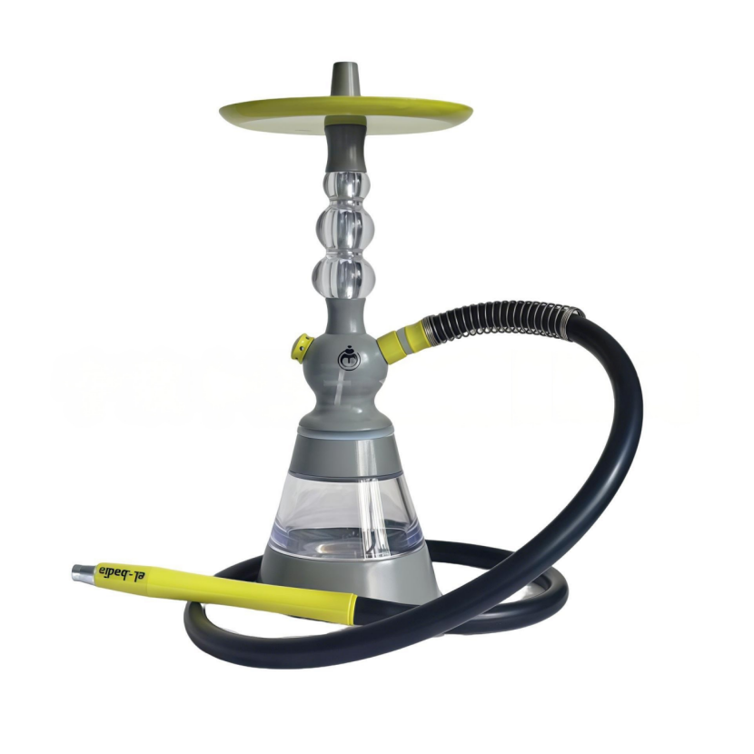 Arabic Aluminum Hookah Full Set | Durable Alloy Body with Acrylic Stem, Multiple Colors Available