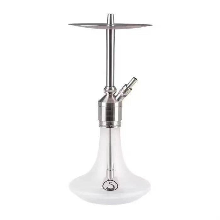 Steamulation Luxury German Stainless Steel Hookah – Large Size, Premium Single Hose Shisha