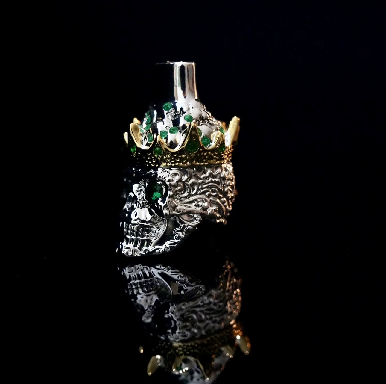Portable Luxury Hookah Tip – Wearable Bronze Hookah Mouthpiece for Personal Use