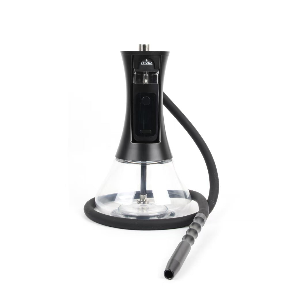 Rechargeable E-Hookah Shisha – LED Heating Electronic Arabic Hookah, No Charcoal, Oil Vapor System