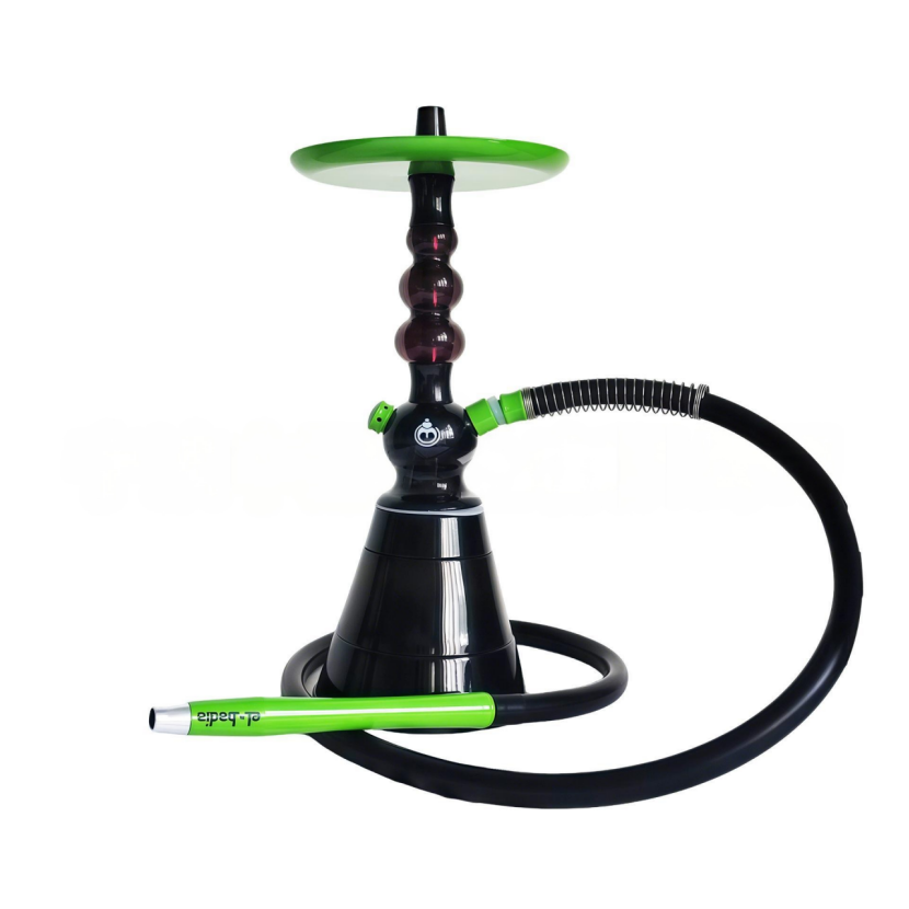 Arabic Aluminum Hookah Full Set | Durable Alloy Body with Acrylic Stem, Multiple Colors Available