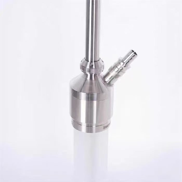 Steamulation Luxury German Stainless Steel Hookah – Large Size, Premium Single Hose Shisha